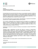 Pacientes subsidiados de tratamiento de Hansen  y Otras Partes Interesadas